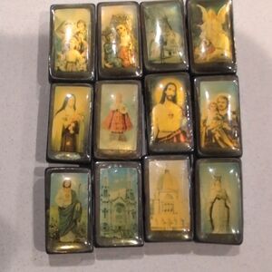 Religious Icon Metal Beads Craft Set